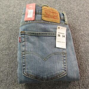 Levi Strauss 541 Jeans Mens 36x34 Athletic Straight Fit Blue Stretch Denim NWT